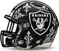 Las Vegas Raiders helmet