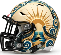 Golden Horizon helmet