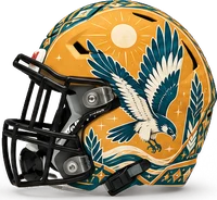 Saffron Falcon helmet